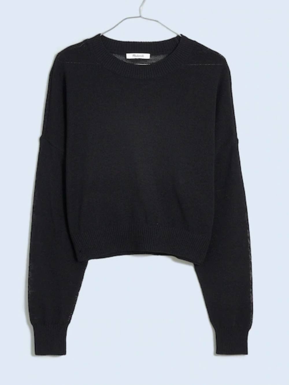 Madewell Black Crewneck Sweater